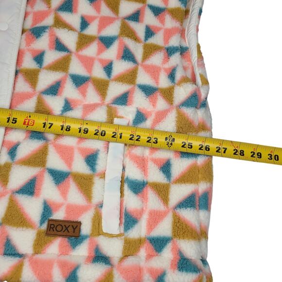 NWT Roxy Originals Women's Great Divide Print Vest Sweater XL - Picture 5 of 10